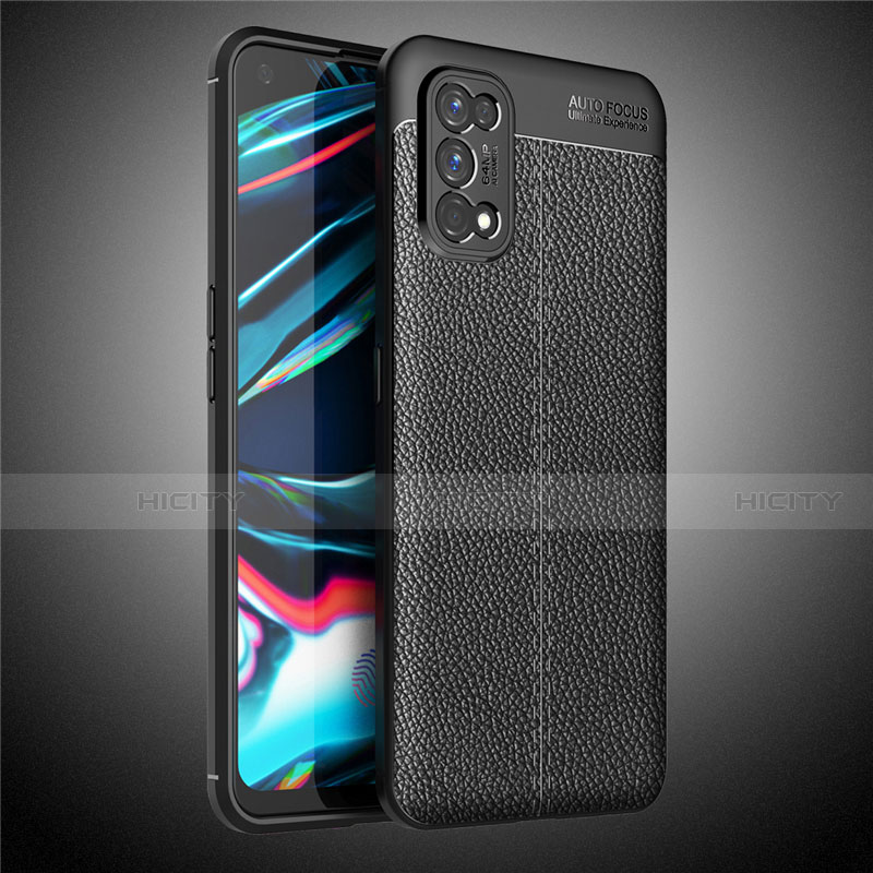 Silikon Hülle Handyhülle Gummi Schutzhülle Flexible Leder Tasche für Realme 7 Pro