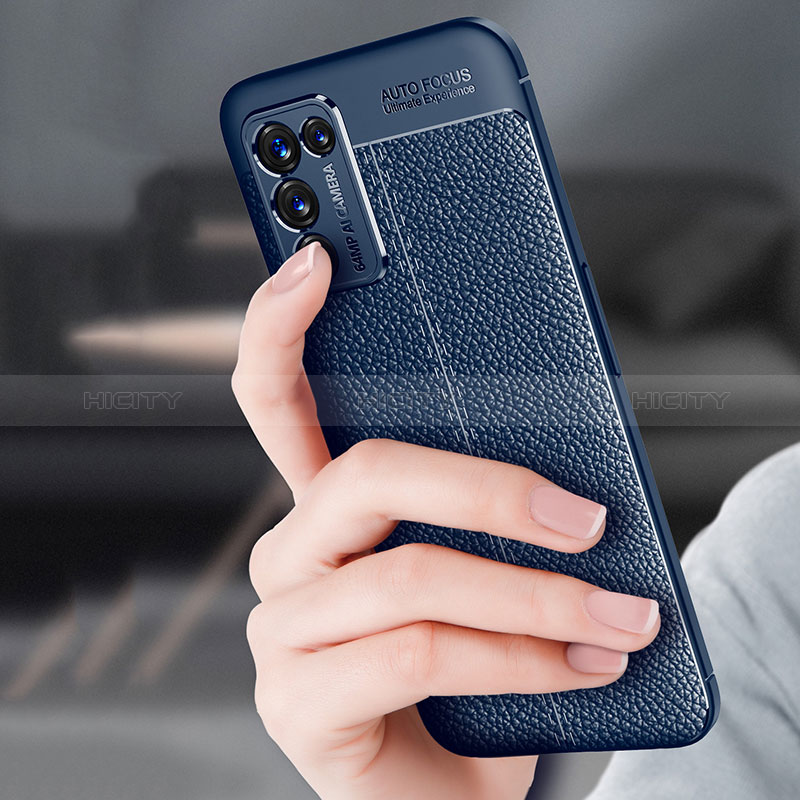 Silikon Hülle Handyhülle Gummi Schutzhülle Flexible Leder Tasche für Realme 9 SE 5G