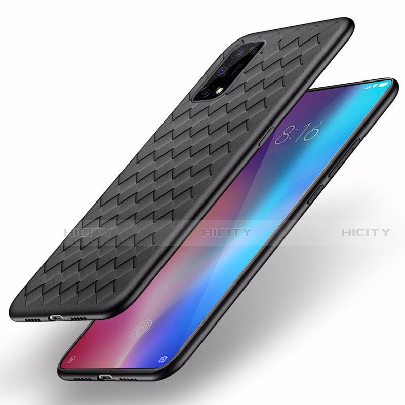 Silikon Hülle Handyhülle Gummi Schutzhülle Flexible Leder Tasche für Realme Narzo 30 Pro 5G groß