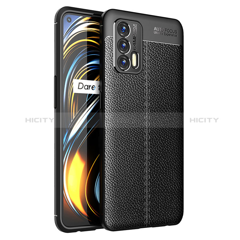 Silikon Hülle Handyhülle Gummi Schutzhülle Flexible Leder Tasche für Realme Q3 Pro 5G