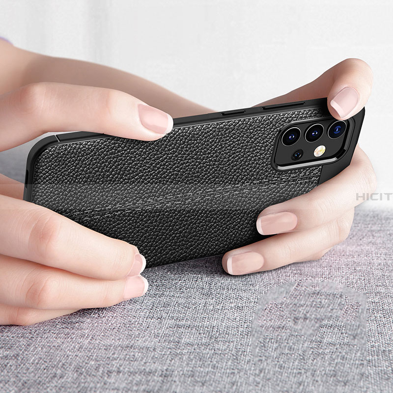 Silikon Hülle Handyhülle Gummi Schutzhülle Flexible Leder Tasche für Samsung Galaxy A32 4G groß