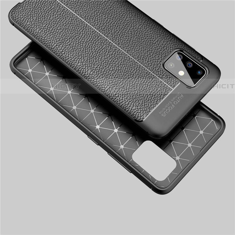 Silikon Hülle Handyhülle Gummi Schutzhülle Flexible Leder Tasche für Samsung Galaxy A51 5G