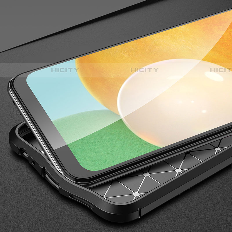 Silikon Hülle Handyhülle Gummi Schutzhülle Flexible Leder Tasche für Samsung Galaxy F23 5G groß
