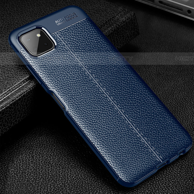 Silikon Hülle Handyhülle Gummi Schutzhülle Flexible Leder Tasche für Samsung Galaxy F42 5G groß