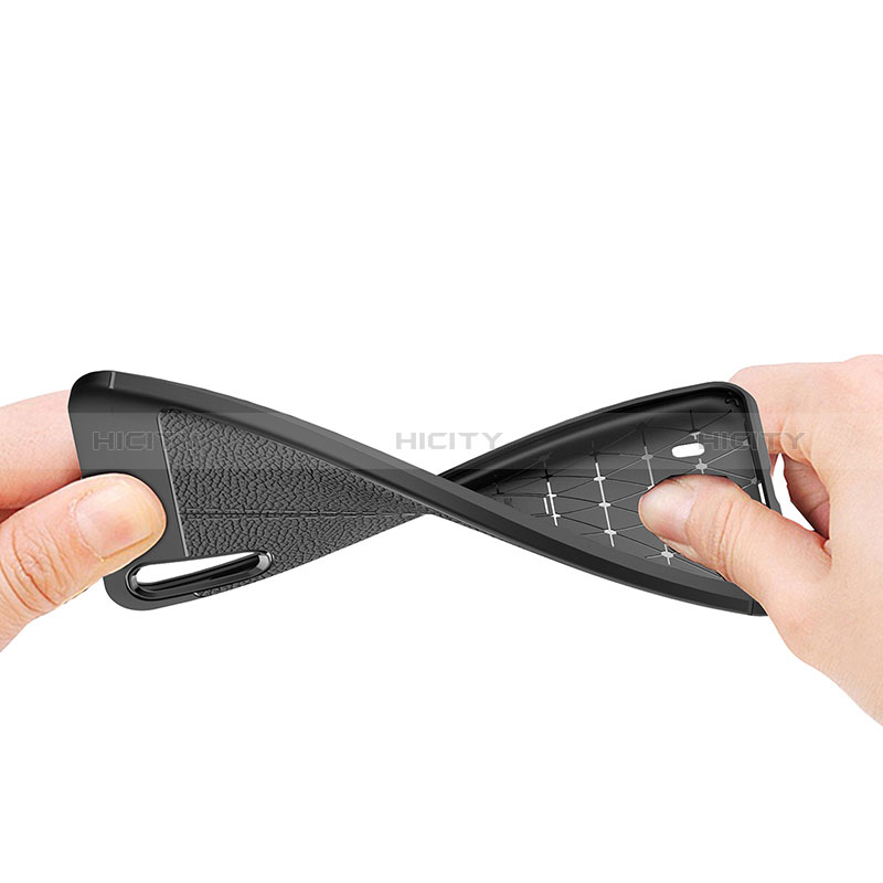 Silikon Hülle Handyhülle Gummi Schutzhülle Flexible Leder Tasche für Samsung Galaxy M10 groß