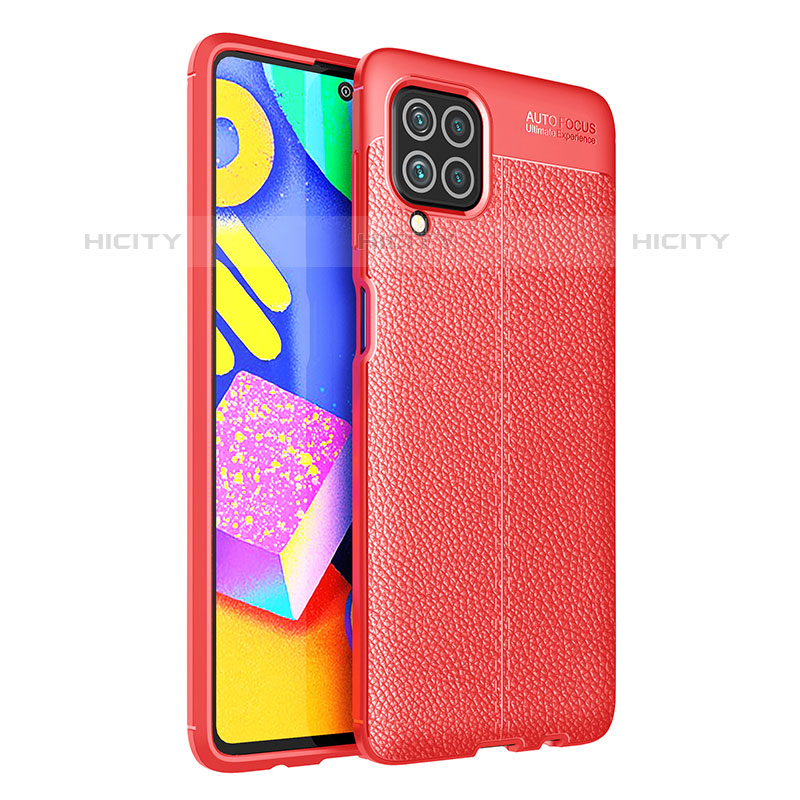 Silikon Hülle Handyhülle Gummi Schutzhülle Flexible Leder Tasche für Samsung Galaxy M62 4G Rot