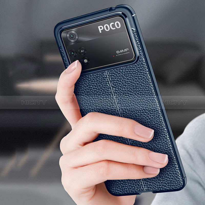 Silikon Hülle Handyhülle Gummi Schutzhülle Flexible Leder Tasche für Xiaomi Poco X4 Pro 5G