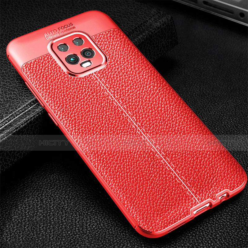 Silikon Hülle Handyhülle Gummi Schutzhülle Flexible Leder Tasche für Xiaomi Redmi 10X Pro 5G Rot