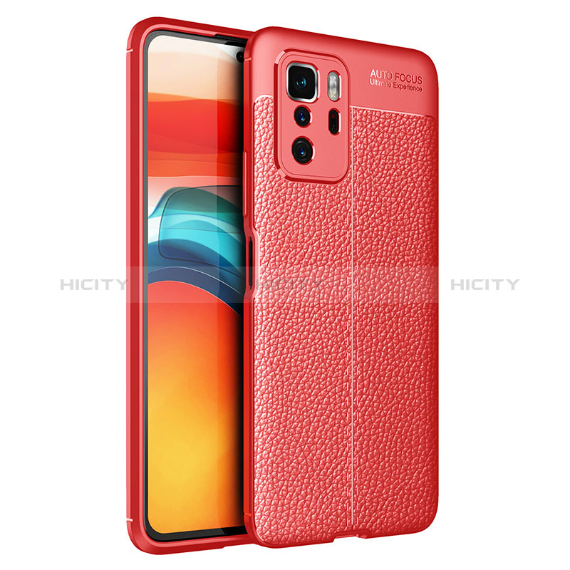 Silikon Hülle Handyhülle Gummi Schutzhülle Flexible Leder Tasche für Xiaomi Redmi Note 10 Pro 5G groß