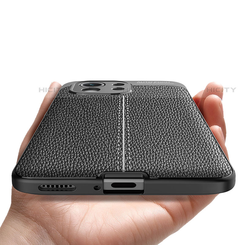 Silikon Hülle Handyhülle Gummi Schutzhülle Flexible Leder Tasche H01 für Xiaomi Mi 11 5G