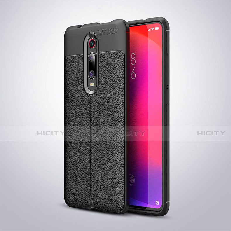 Silikon Hülle Handyhülle Gummi Schutzhülle Flexible Leder Tasche H01 für Xiaomi Mi 9T groß