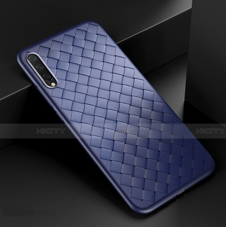 Silikon Hülle Handyhülle Gummi Schutzhülle Flexible Leder Tasche H01 für Xiaomi Mi A3