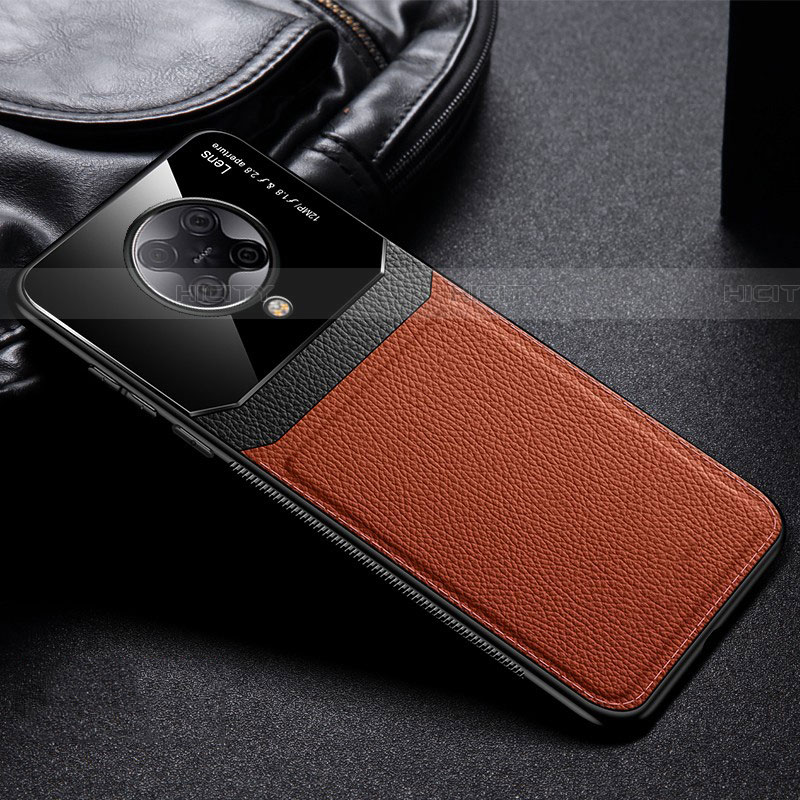 Silikon Hülle Handyhülle Gummi Schutzhülle Flexible Leder Tasche H01 für Xiaomi Poco F2 Pro