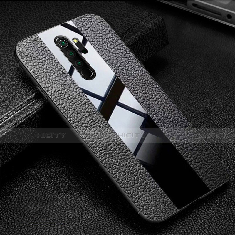 Silikon Hülle Handyhülle Gummi Schutzhülle Flexible Leder Tasche H04 für Xiaomi Redmi Note 8 Pro