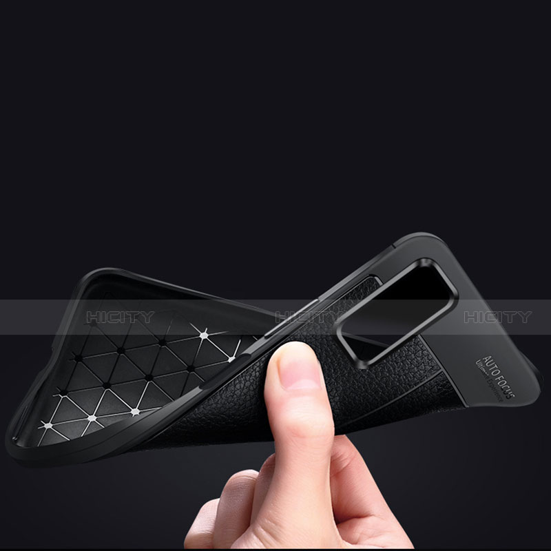 Silikon Hülle Handyhülle Gummi Schutzhülle Flexible Leder Tasche H05 für Huawei Honor View 30 5G groß