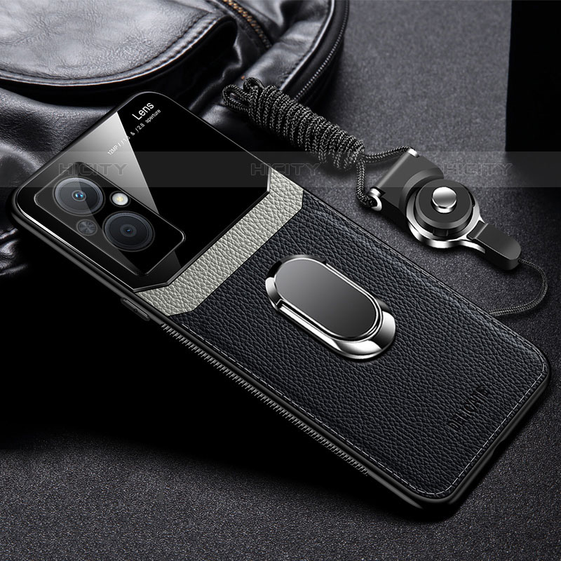 Silikon Hülle Handyhülle Gummi Schutzhülle Flexible Leder Tasche mit Magnetisch FL1 für Oppo F21 Pro 5G