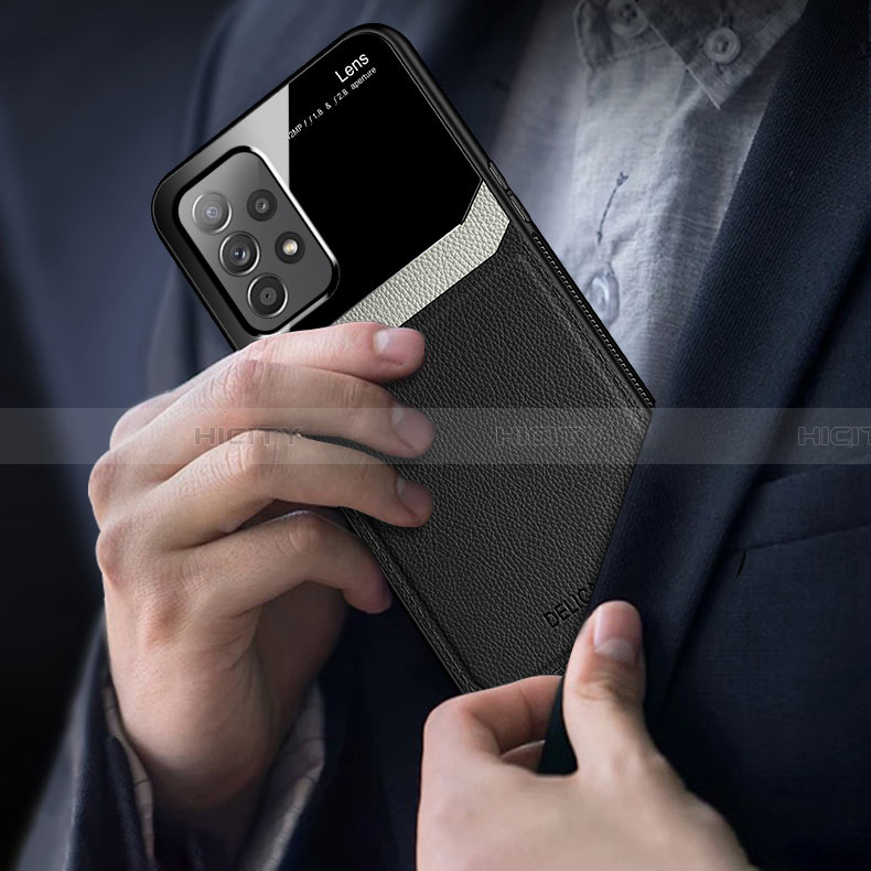 Silikon Hülle Handyhülle Gummi Schutzhülle Flexible Leder Tasche mit Magnetisch FL1 für Samsung Galaxy A23 4G
