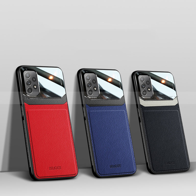 Silikon Hülle Handyhülle Gummi Schutzhülle Flexible Leder Tasche mit Magnetisch FL1 für Samsung Galaxy A23 5G