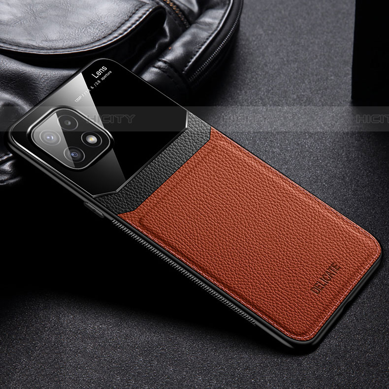 Silikon Hülle Handyhülle Gummi Schutzhülle Flexible Leder Tasche mit Magnetisch FL1 für Samsung Galaxy F42 5G