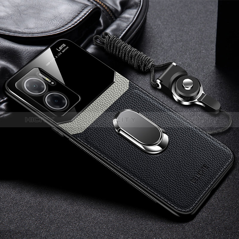 Silikon Hülle Handyhülle Gummi Schutzhülle Flexible Leder Tasche mit Magnetisch FL2 für Xiaomi Redmi Note 11E 5G