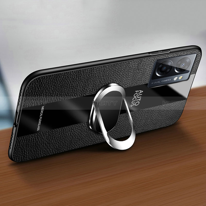 Silikon Hülle Handyhülle Gummi Schutzhülle Flexible Leder Tasche mit Magnetisch S01 für Realme Narzo 50 5G