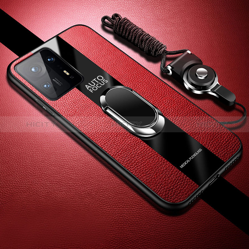Silikon Hülle Handyhülle Gummi Schutzhülle Flexible Leder Tasche mit Magnetisch S01 für Xiaomi Mi Mix 4 5G groß