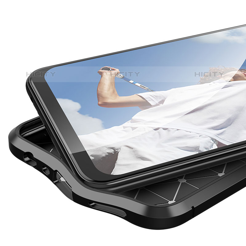 Silikon Hülle Handyhülle Gummi Schutzhülle Flexible Leder Tasche S01 für Oppo A93 5G