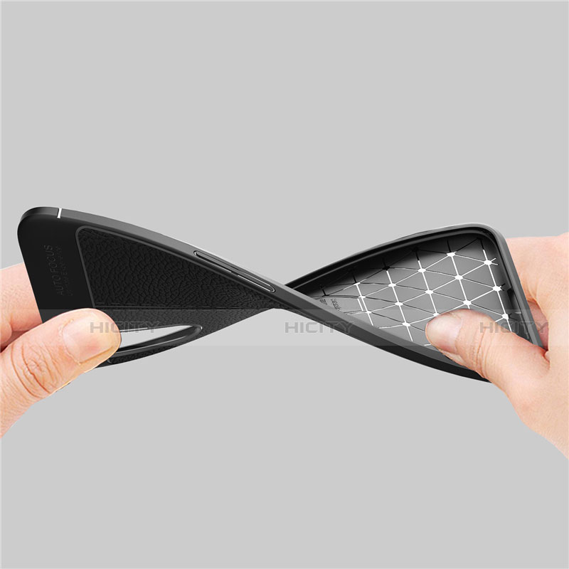 Silikon Hülle Handyhülle Gummi Schutzhülle Flexible Leder Tasche S01 für Realme 6 Pro