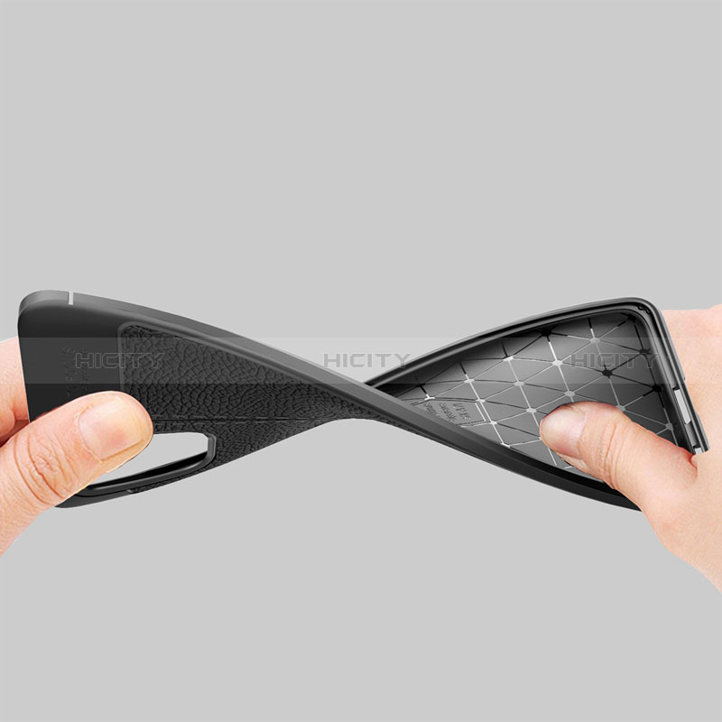 Silikon Hülle Handyhülle Gummi Schutzhülle Flexible Leder Tasche S01 für Samsung Galaxy A71 4G A715