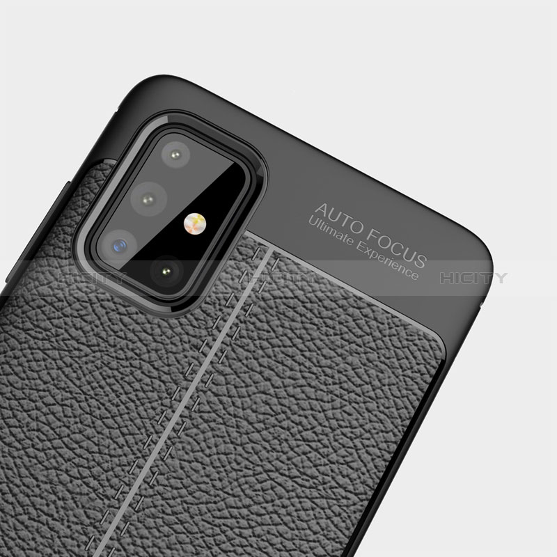 Silikon Hülle Handyhülle Gummi Schutzhülle Flexible Leder Tasche S01 für Samsung Galaxy A71 4G A715