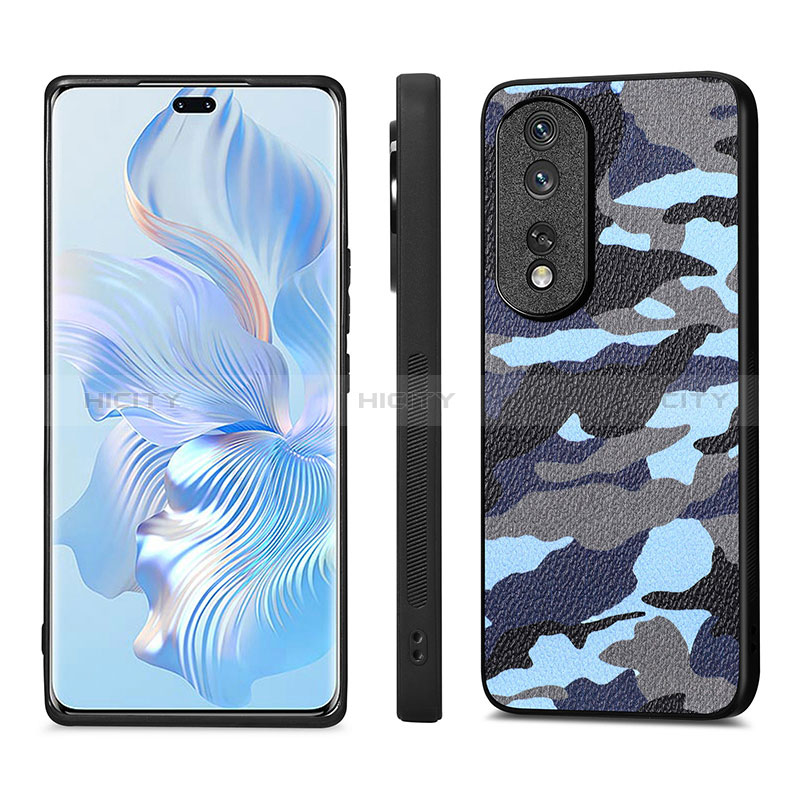 Silikon Hülle Handyhülle Gummi Schutzhülle Flexible Leder Tasche S01D für Huawei Honor 80 Pro Flat 5G