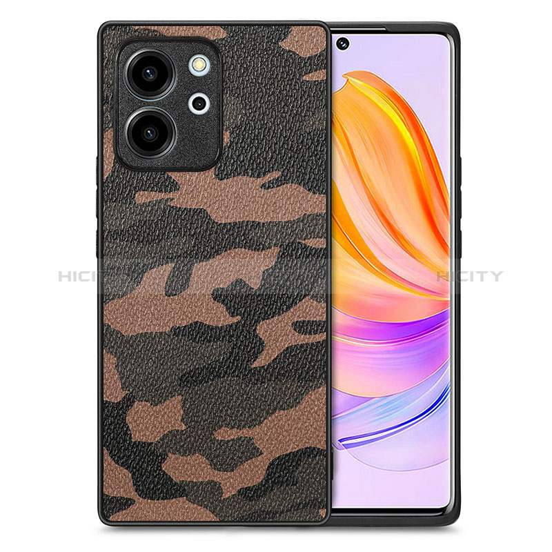 Silikon Hülle Handyhülle Gummi Schutzhülle Flexible Leder Tasche S01D für Huawei Honor 80 SE 5G