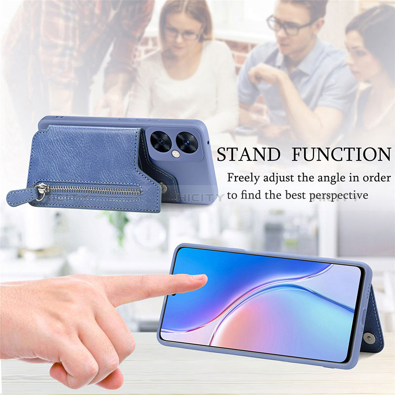 Silikon Hülle Handyhülle Gummi Schutzhülle Flexible Leder Tasche S01D für Huawei Nova 11i