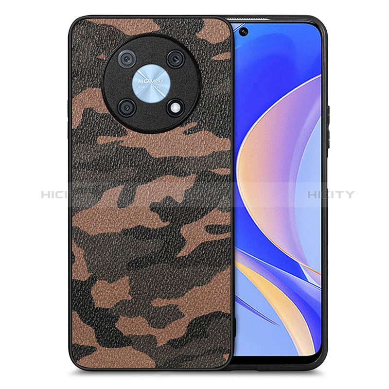 Silikon Hülle Handyhülle Gummi Schutzhülle Flexible Leder Tasche S01D für Huawei Nova Y90 groß