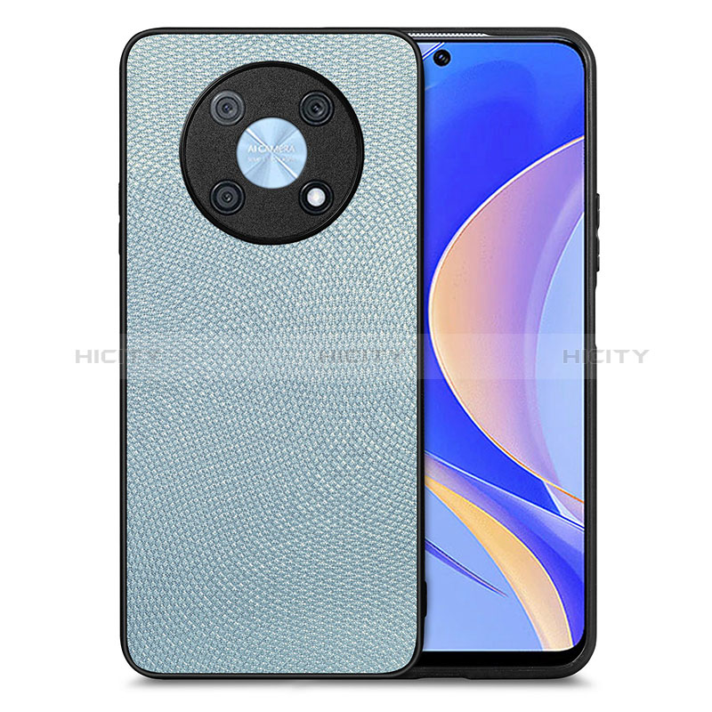 Silikon Hülle Handyhülle Gummi Schutzhülle Flexible Leder Tasche S02D für Huawei Nova Y90