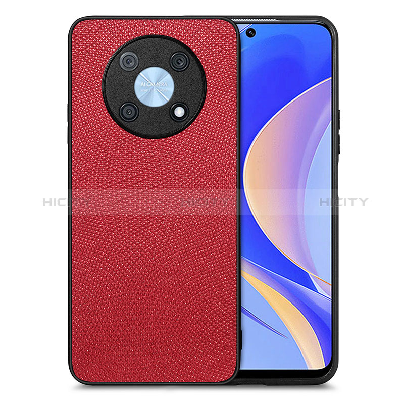 Silikon Hülle Handyhülle Gummi Schutzhülle Flexible Leder Tasche S02D für Huawei Nova Y90