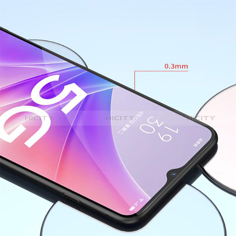 Silikon Hülle Handyhülle Gummi Schutzhülle Flexible Leder Tasche S03 für Oppo K10 5G India groß