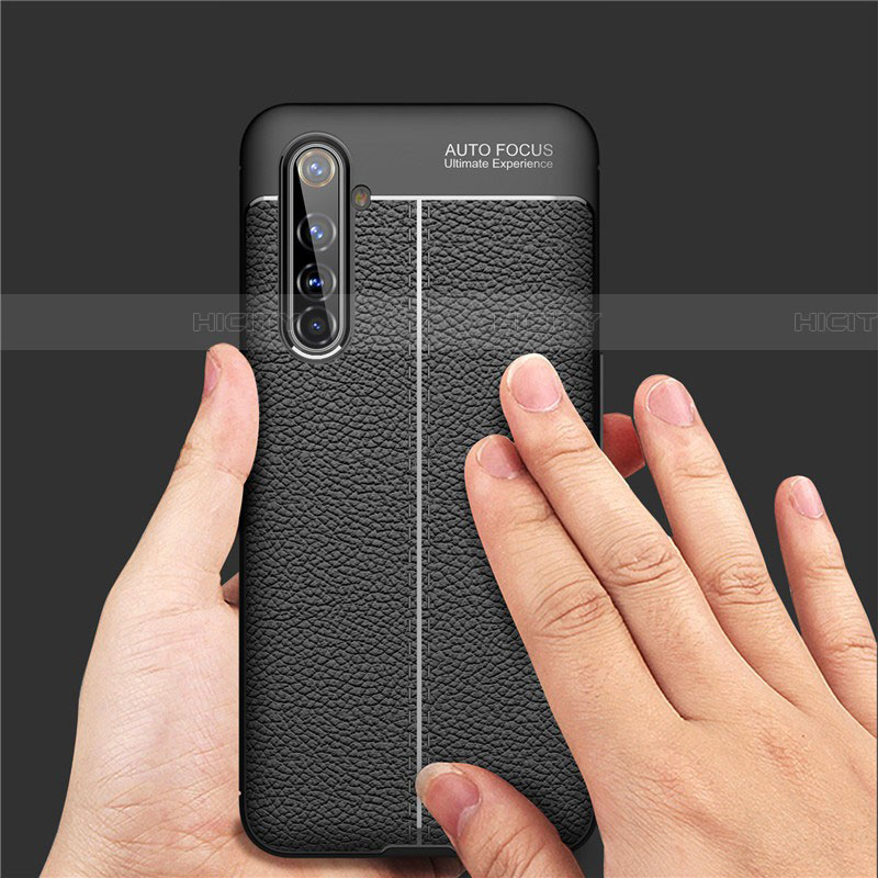 Silikon Hülle Handyhülle Gummi Schutzhülle Flexible Leder Tasche S04 für Realme X50 Pro 5G