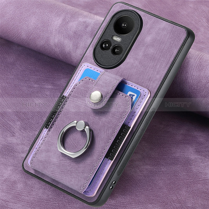 Silikon Hülle Handyhülle Gummi Schutzhülle Flexible Leder Tasche SD1 für Oppo Reno10 Pro 5G