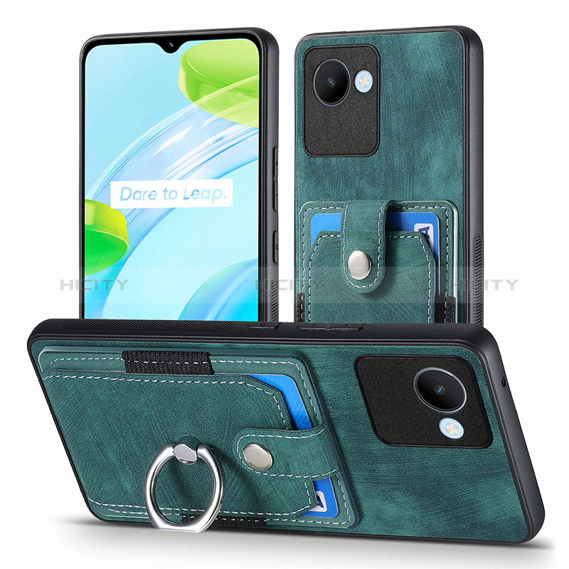 Silikon Hülle Handyhülle Gummi Schutzhülle Flexible Leder Tasche SD1 für Realme C30