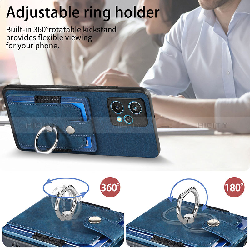 Silikon Hülle Handyhülle Gummi Schutzhülle Flexible Leder Tasche SD1 für Realme Narzo 50 Pro 5G