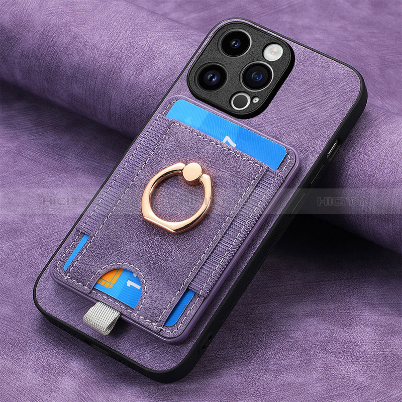 Silikon Hülle Handyhülle Gummi Schutzhülle Flexible Leder Tasche SD18 für Apple iPhone 15 Pro Max groß