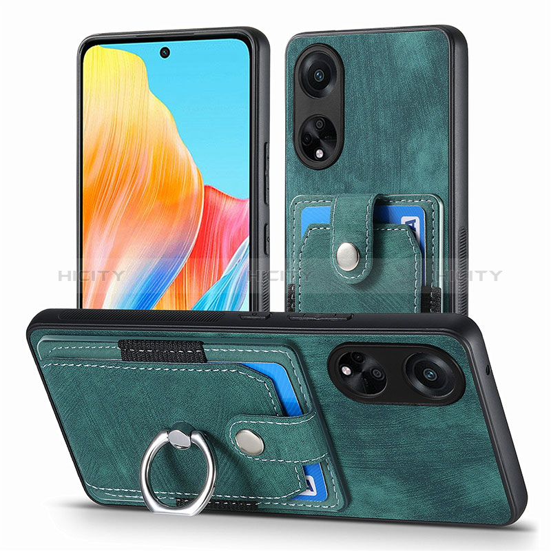 Silikon Hülle Handyhülle Gummi Schutzhülle Flexible Leder Tasche SD2 für Oppo A98 5G groß