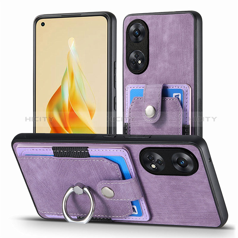 Silikon Hülle Handyhülle Gummi Schutzhülle Flexible Leder Tasche SD2 für Oppo Reno8 T 4G groß