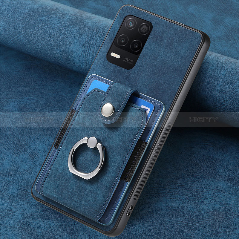 Silikon Hülle Handyhülle Gummi Schutzhülle Flexible Leder Tasche SD2 für Realme 8s 5G groß