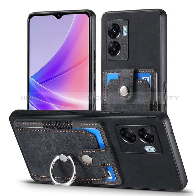 Silikon Hülle Handyhülle Gummi Schutzhülle Flexible Leder Tasche SD2 für Realme V23i 5G groß