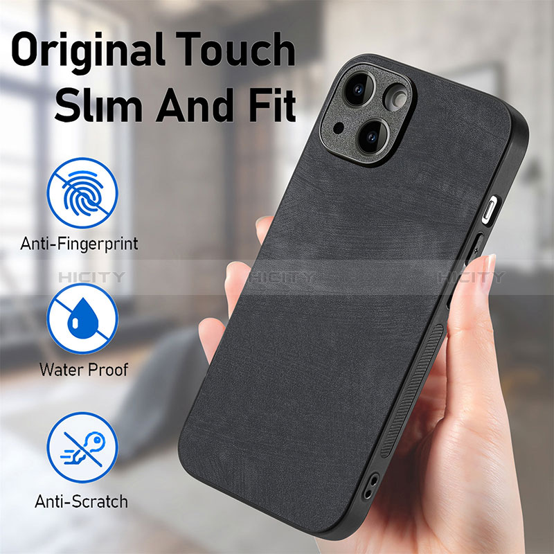 Silikon Hülle Handyhülle Gummi Schutzhülle Flexible Leder Tasche SD3 für Apple iPhone 14 Plus groß