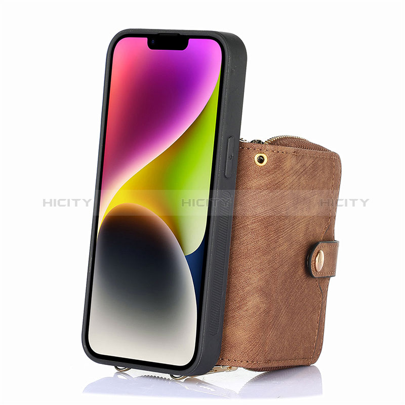 Silikon Hülle Handyhülle Gummi Schutzhülle Flexible Leder Tasche SD3 für Apple iPhone 15 Plus