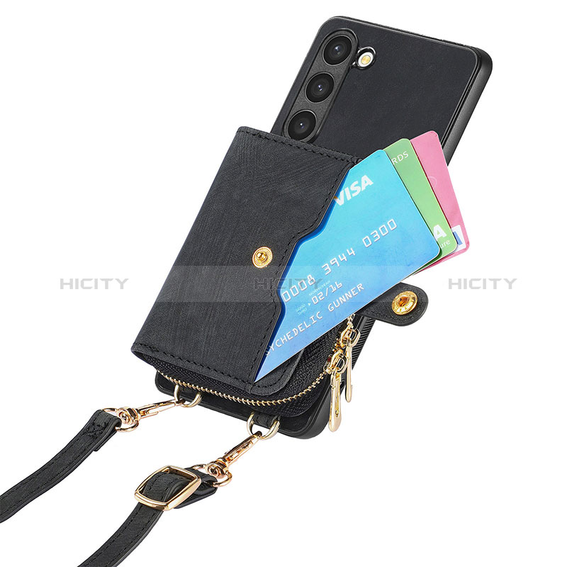 Silikon Hülle Handyhülle Gummi Schutzhülle Flexible Leder Tasche SD3 für Samsung Galaxy S22 5G