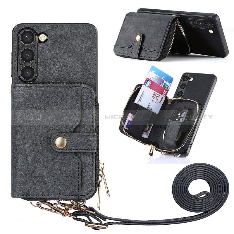 Silikon Hülle Handyhülle Gummi Schutzhülle Flexible Leder Tasche SD4 für Samsung Galaxy S22 5G